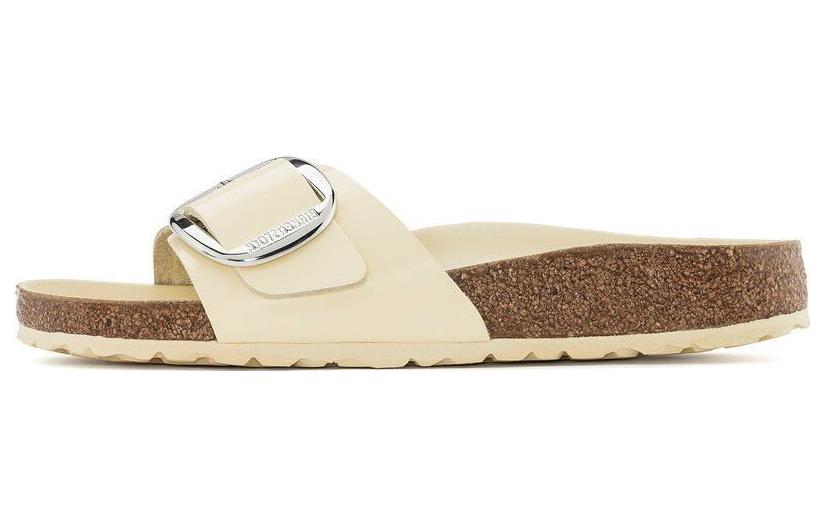 (Women) Birkenstock Leather 'Metallic Buckle - Yellow Fashion Sandal' 1024228