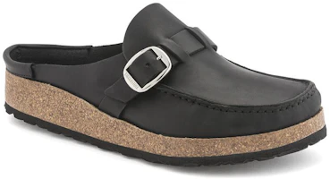 Order Birkenstock 皮革 舒適圓頭 百搭增高厚底 包頭拖鞋 女款 黑色 常規版