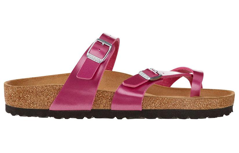 (W) Birkenstock Leather CMFT Slide 'Magenta' 圖 2