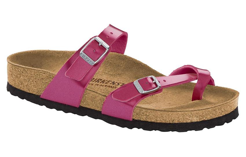 (W) Birkenstock Leather CMFT Slide 'Magenta' 圖 3