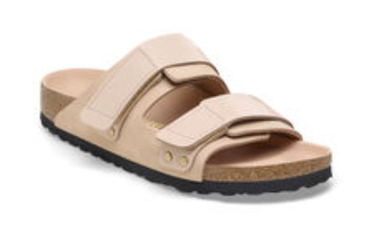 (W) Birkenstock Leather CMFT Thick Sole 'Nude Velcro Slide' 圖 2