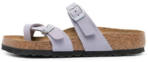 (Women) Birkenstock Leather Open Toe Comfort Slide 'Light Purple' 1024027 (Women) Birkenstock Leather Open Toe Comfort Slide 'Light Purple' 1024027