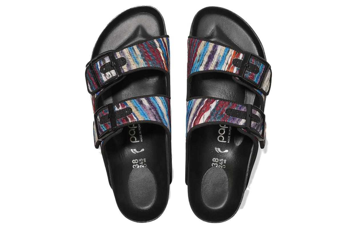 (W) Birkenstock Leather Slide 'Narrow Black' 圖 2