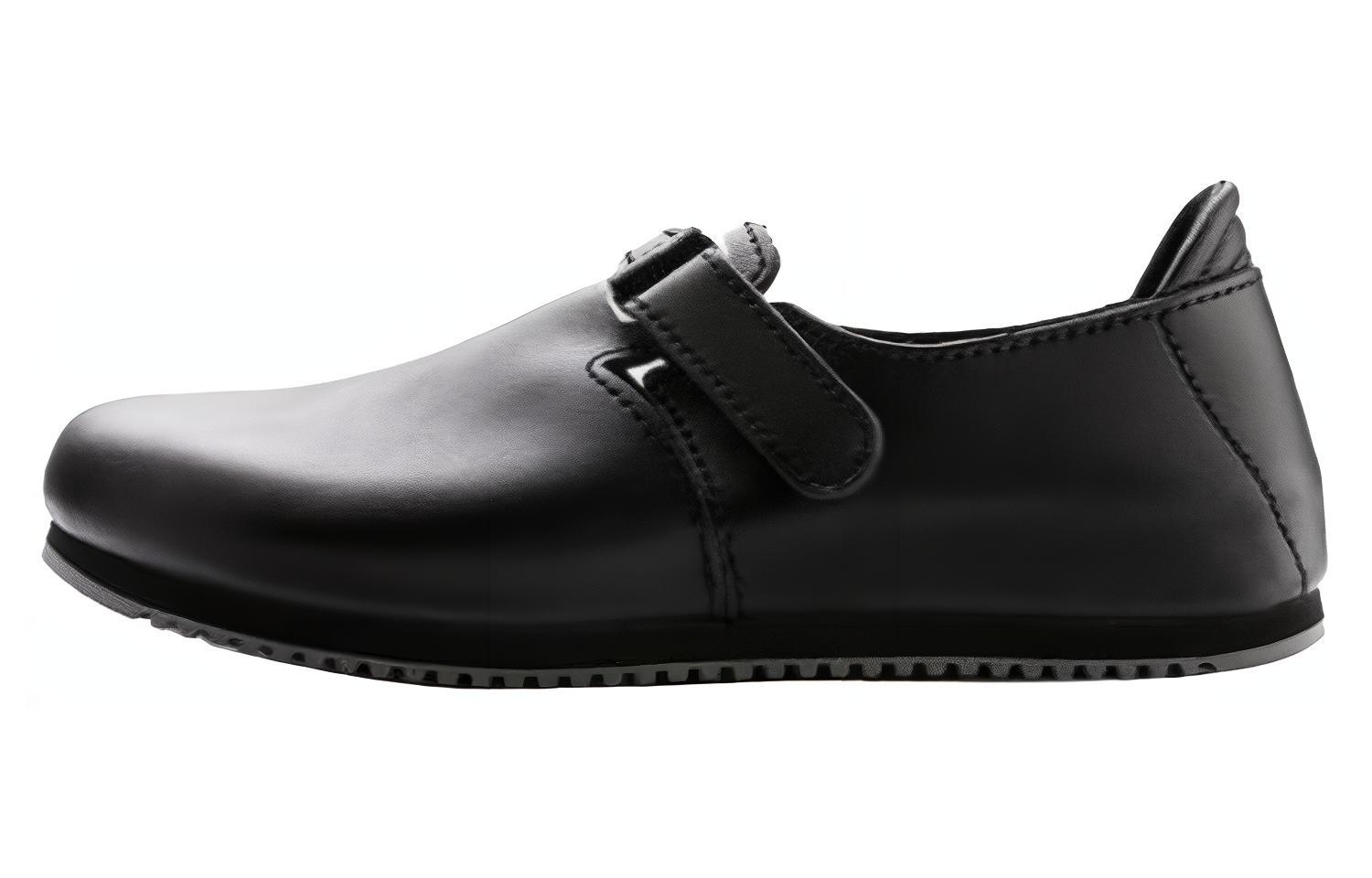 (W) Birkenstock Linz 'Black Leather'