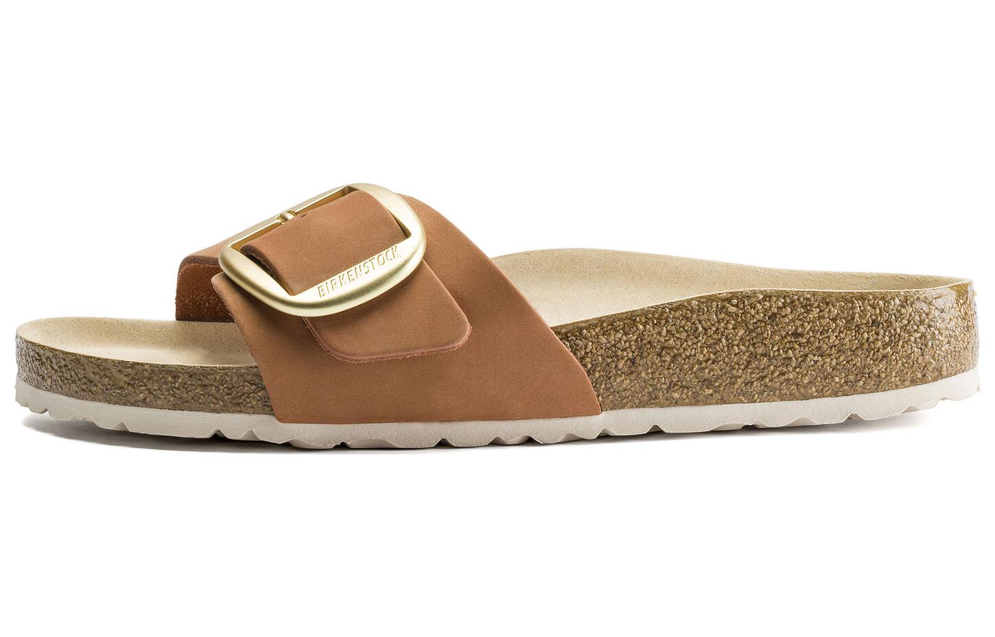 (W) Birkenstock Madrid 'Brown Leather Narrow'