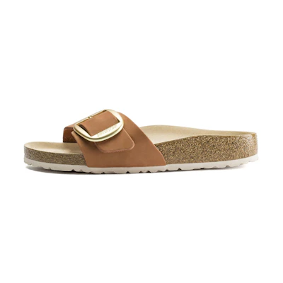 (W) Birkenstock Madrid 'Brown Leather Narrow'