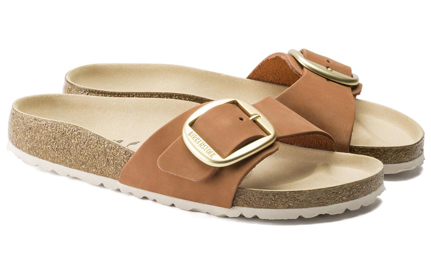 (W) Birkenstock Madrid 'Brown Leather Narrow' 圖 3