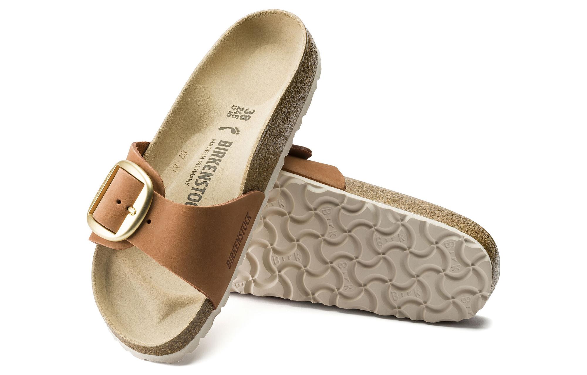 (W) Birkenstock Madrid 'Brown Leather Narrow' 圖 4