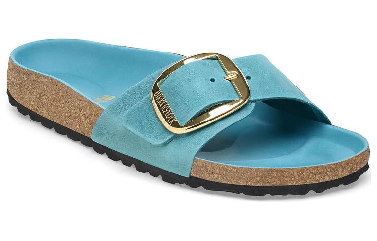 (W) Birkenstock Madrid 'Metallic Buckle Blue Narrow' 圖 2