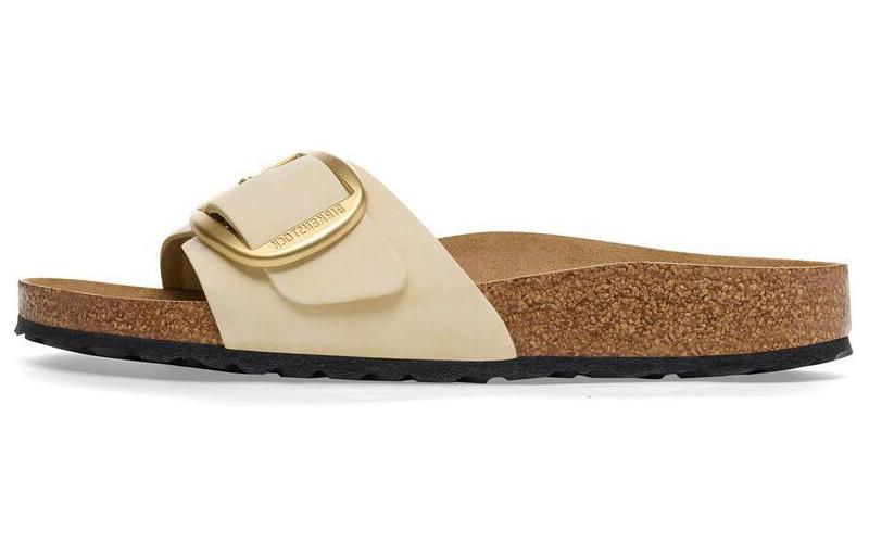 (W) Birkenstock Madrid 'Narrow Fit - Beige Leather'