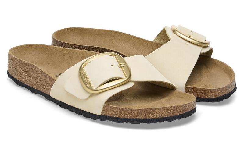 (W) Birkenstock Madrid 'Narrow Fit - Beige Leather' 圖 3