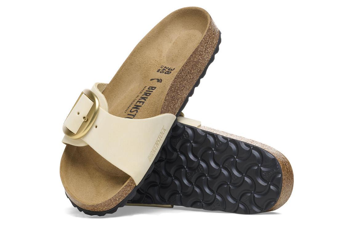 (W) Birkenstock Madrid 'Narrow Fit - Beige Leather' 圖 5