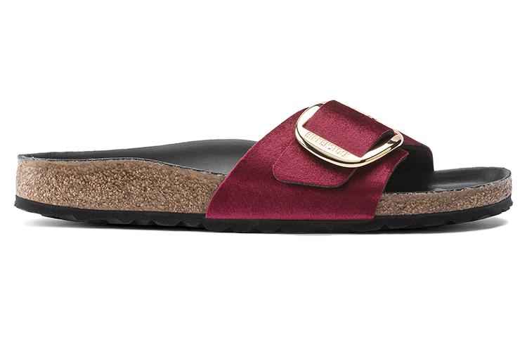 (W) Birkenstock Madrid 'Red Suede Big Buckle' 圖 2