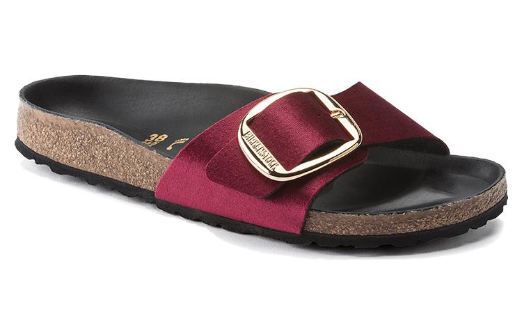 (W) Birkenstock Madrid 'Red Suede Big Buckle' 圖 3