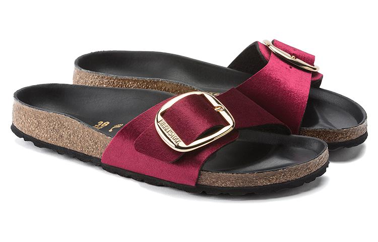 (W) Birkenstock Madrid 'Red Suede Big Buckle' 圖 4