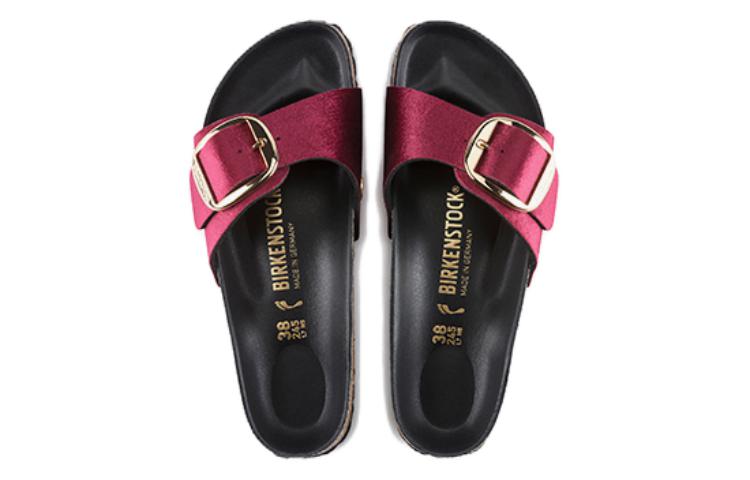 (W) Birkenstock Madrid 'Red Suede Big Buckle' 圖 5