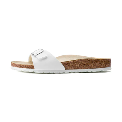 Birkenstock Madrid Birko-Flor Narrow Fit Sandals 'White'