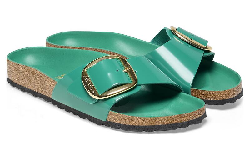 (W) Birkenstock Madrid Big Buckle 'Metallic Green' 圖 3