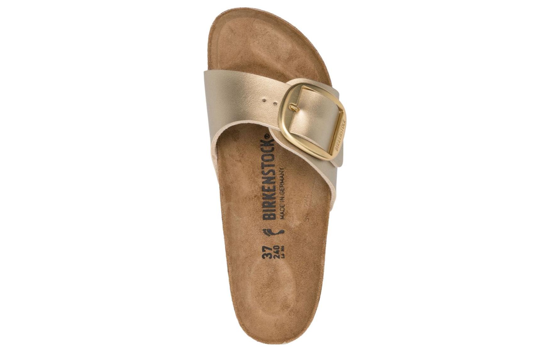 (W) Birkenstock Madrid Big Buckle 'Metallic Silver' 圖 3