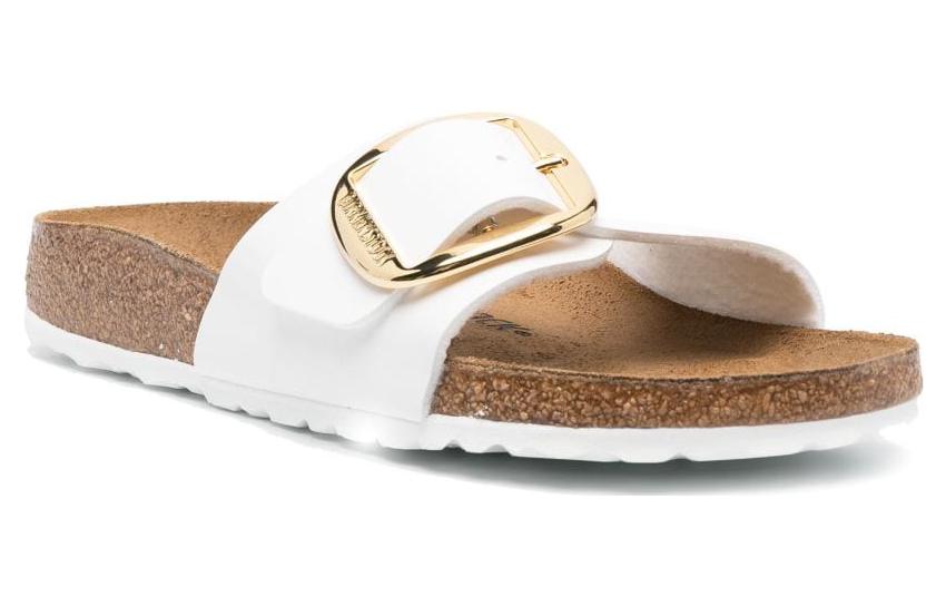 (W) Birkenstock Madrid Big Buckle 'White Leather Fashion' 圖 2