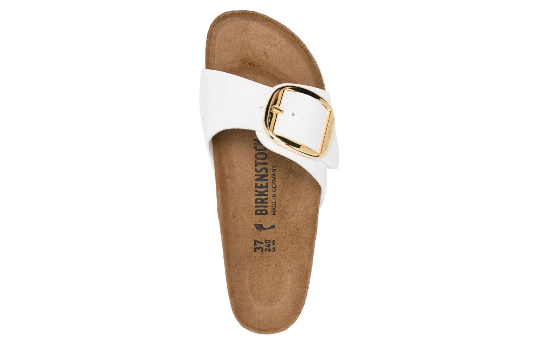 (W) Birkenstock Madrid Big Buckle 'White Leather Fashion' 圖 3