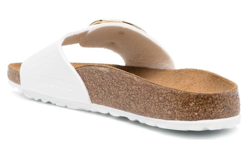 (W) Birkenstock Madrid Big Buckle 'White Leather Fashion' 圖 4