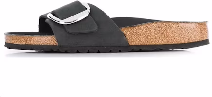 (Women) Birkenstock Madrid Big Buckle Oiled Leather Narrow Fit Sandals 'Black' 1006523 (Women) Birkenstock Madrid Big Buckle Oiled Leather Narrow Fit Sandals 'Black' 1006523