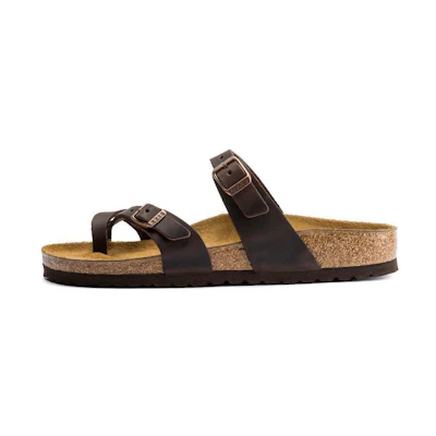 (W) Birkenstock Mayari Oiled Leather Narrow Fit 'Habana'
