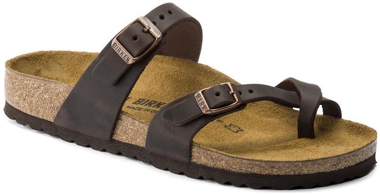 (Women) Birkenstock Mayari Oiled Leather Narrow Fit 'Habana' 0171323 Order (Women) Birkenstock Mayari Oiled Leather Narrow Fit 'Habana' 0171323