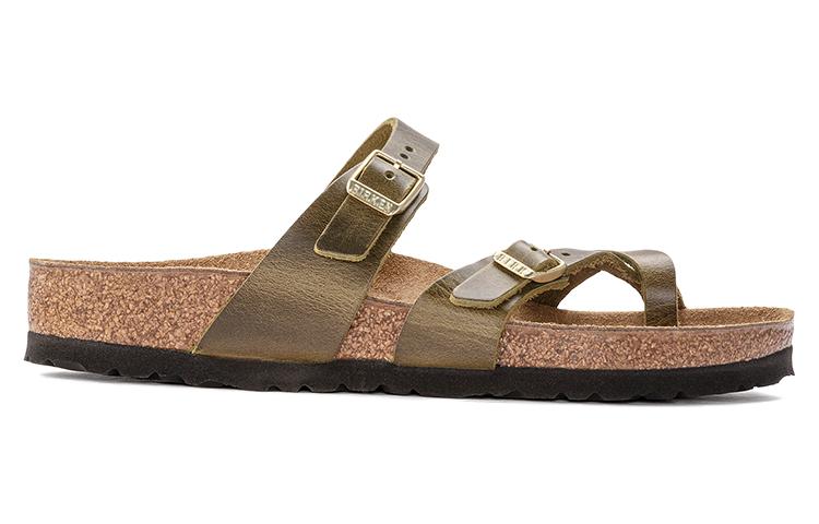 (W) Birkenstock Mayari Oiled Leather Narrow Fit 'Olive' 圖 2