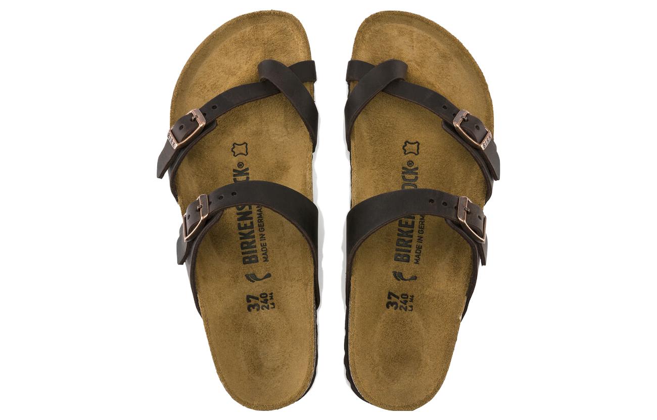 Shop (W) Birkenstock Mayari Cuero Aceitado Ajuste Estrecho 'Habana' 0171323