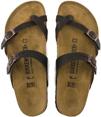 (Women) Birkenstock Mayari Oiled Leather Narrow Fit 'Habana' 0171323 Shop (Women) Birkenstock Mayari Oiled Leather Narrow Fit 'Habana' 0171323