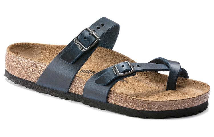 (W) Birkenstock Mayari Waxy Leather Narrow Fit 'Blue' 圖 2