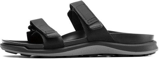 (Women) Birkenstock PU 'Black Comfort Magic Tape Platform Slide' 1019164 (Women) Birkenstock PU 'Black Comfort Magic Tape Platform Slide' 1019164