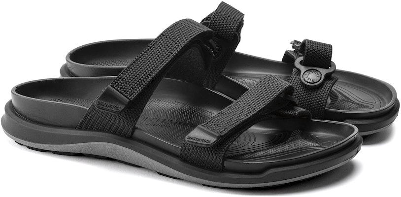 (Women) Birkenstock PU 'Black Comfort Magic Tape Platform Slide' 1019164 Lookbook (Women) Birkenstock PU 'Black Comfort Magic Tape Platform Slide' 1019164
