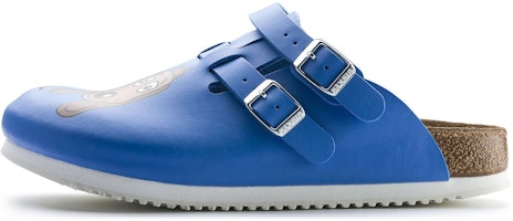 (Women) Birkenstock PU 'Blue Buckle Toe-Cap Slides' 0582536 (Women) Birkenstock PU 'Blue Buckle Toe-Cap Slides' 0582536
