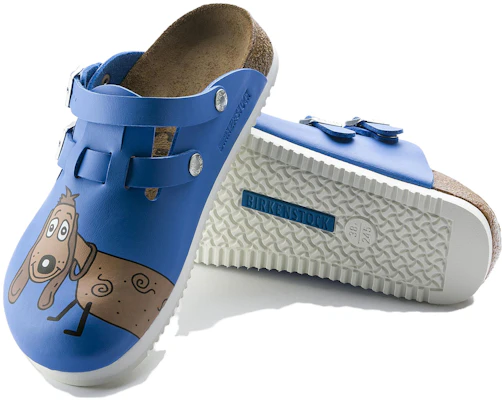 (Women) Birkenstock PU 'Blue Buckle Toe-Cap Slides' 0582536 Shop (Women) Birkenstock PU 'Blue Buckle Toe-Cap Slides' 0582536