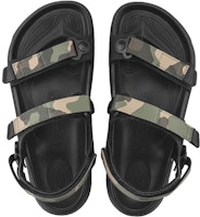 Birkenstock PU 舒適圓頭通勤百搭平底魔鬼氈 沙灘涼鞋 女款 綠 規定版 Shop Birkenstock PU 舒適圓頭通勤百搭平底魔鬼氈 沙灘涼鞋 女款 綠 規定版
