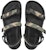 (W) Birkenstock PU 'Sandal Rata Hujau Selesa Hujau dengan Pelekat Ajaib' 1022665