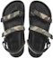 Shop (W) Birkenstock PU 'Sandal Rata Hujau Selesa Hujau dengan Pelekat Ajaib' 1022665