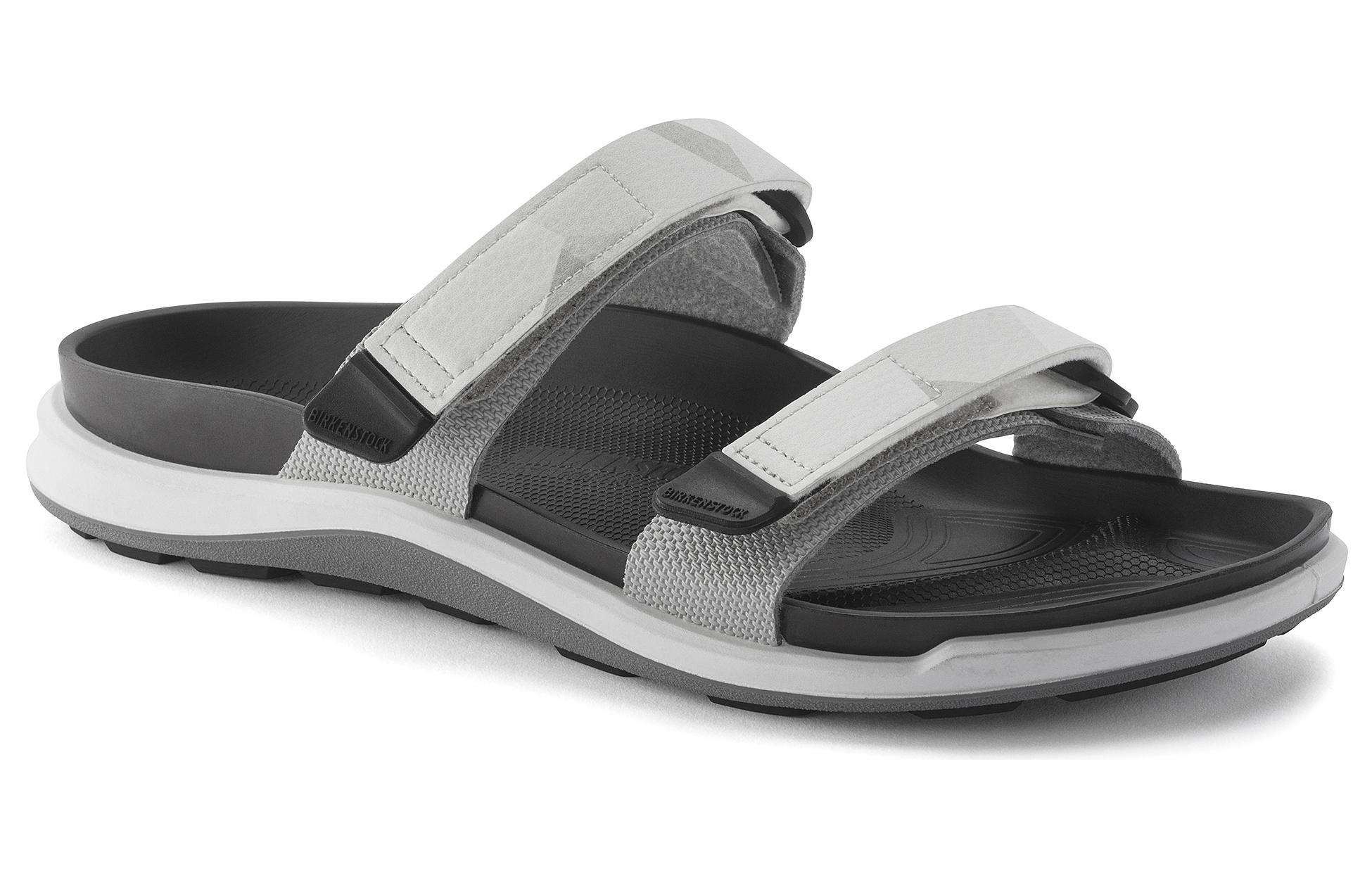 (W) Birkenstock PU 'Grey White Magic Tape Platform Slide' 圖 2