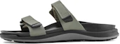 Buy Birkenstock PU 柔軟舒適增高厚底百搭魔術貼 一字拖鞋 女款 卡其綠