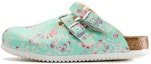 Buy (W) Birkenstock PU 'Hijau Pudina Hujung Bulat Tapak Tebal dengan Gesper' 1016660