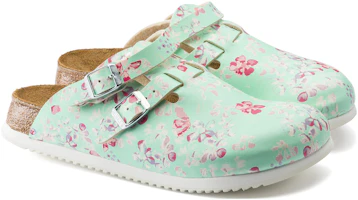 Lookbook (W) Birkenstock PU 'Hijau Pudina Hujung Bulat Tapak Tebal dengan Gesper' 1016660