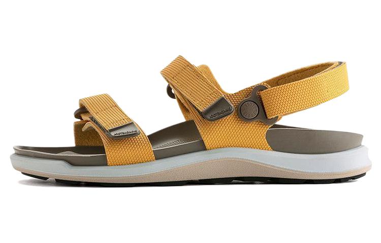 (Women) Birkenstock PU 'Yellow Comfort Round Toe Magic Tape' 1022219