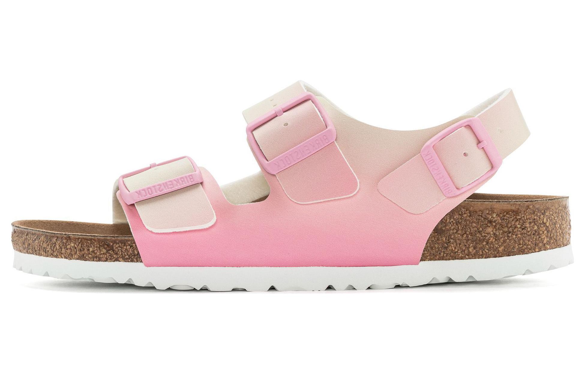 (W) Birkenstock PU Sandals 'Soft CMFT Versatile Platform Pink'