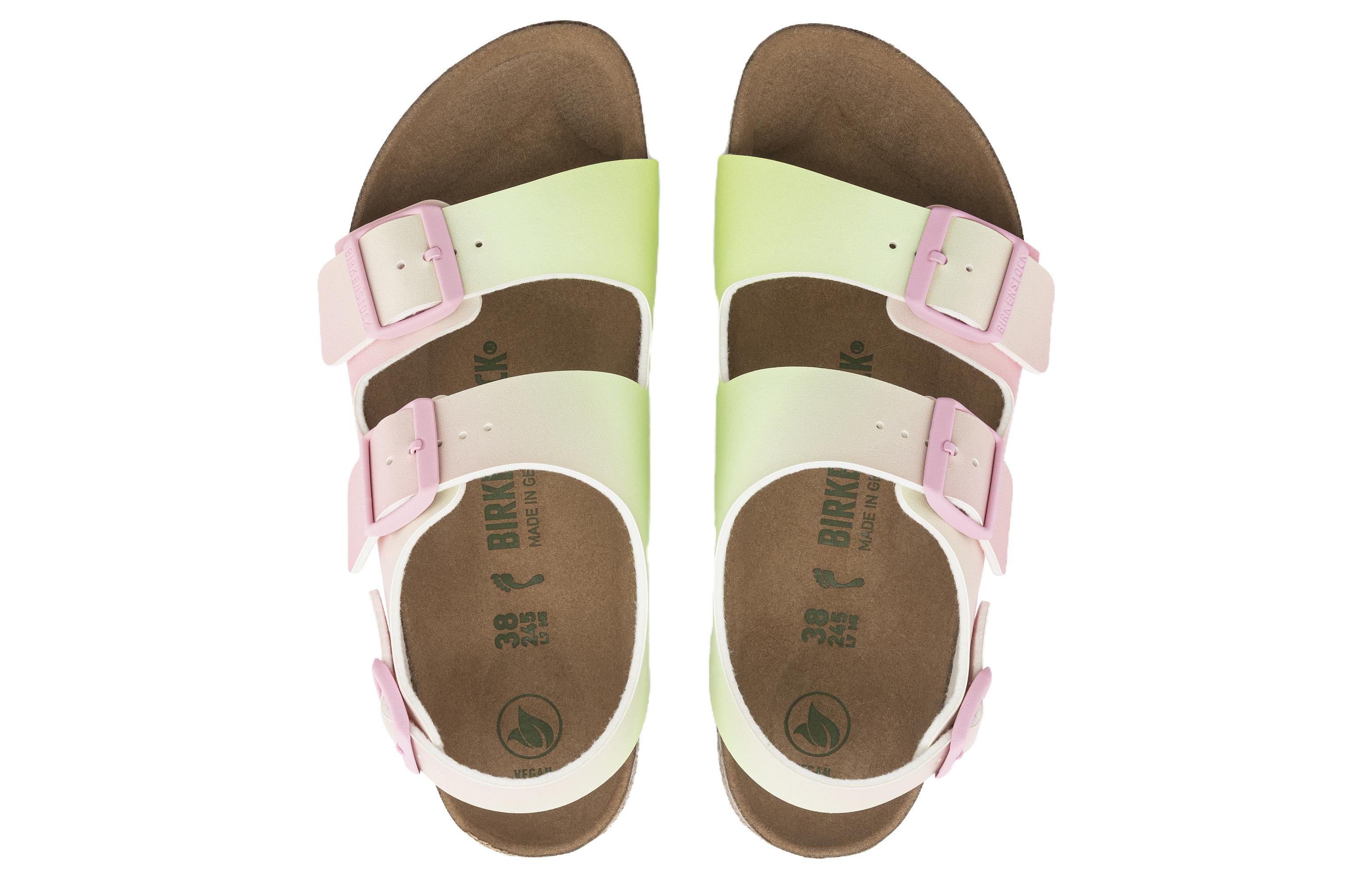 (W) Birkenstock PU Sandals 'Soft CMFT Versatile Platform Pink' 圖 4