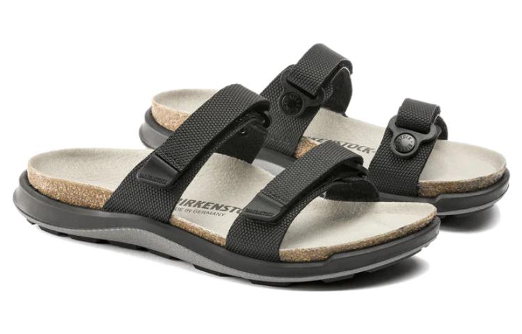 (W) Birkenstock PVC 'Soft CMFT Fashion Slide Narrow Black' 圖 3