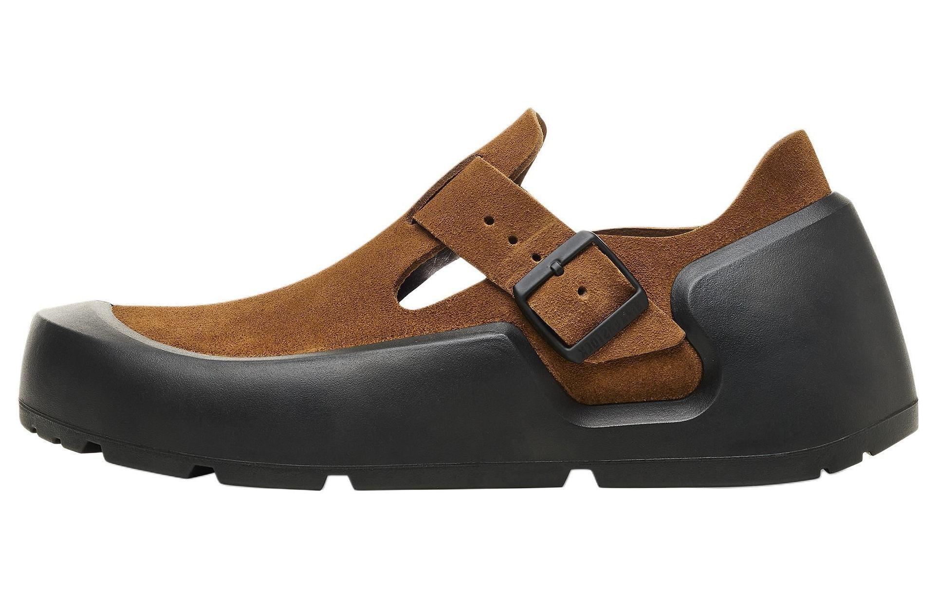 (W) Birkenstock Reykjavik Nubuk Leather Shoes 'Mink'