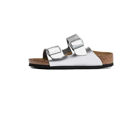 (W) Birkenstock Sandal 'Metallic Silver'